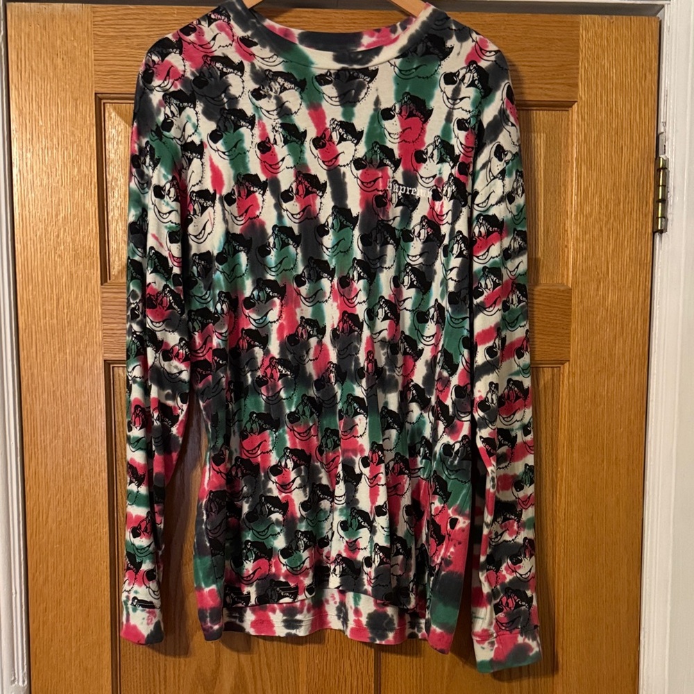 Supreme Multicolor Graphic Long Sleeve Tee